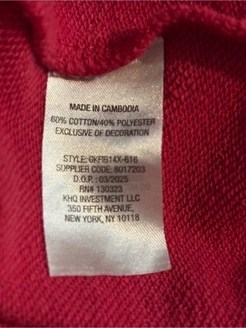 Gap 1969 Girls Dark Pink Floral Fabric Logo Long Sleeve Crewneck Sz Sm 6/6X